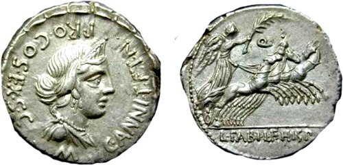 annia roman coin denarius